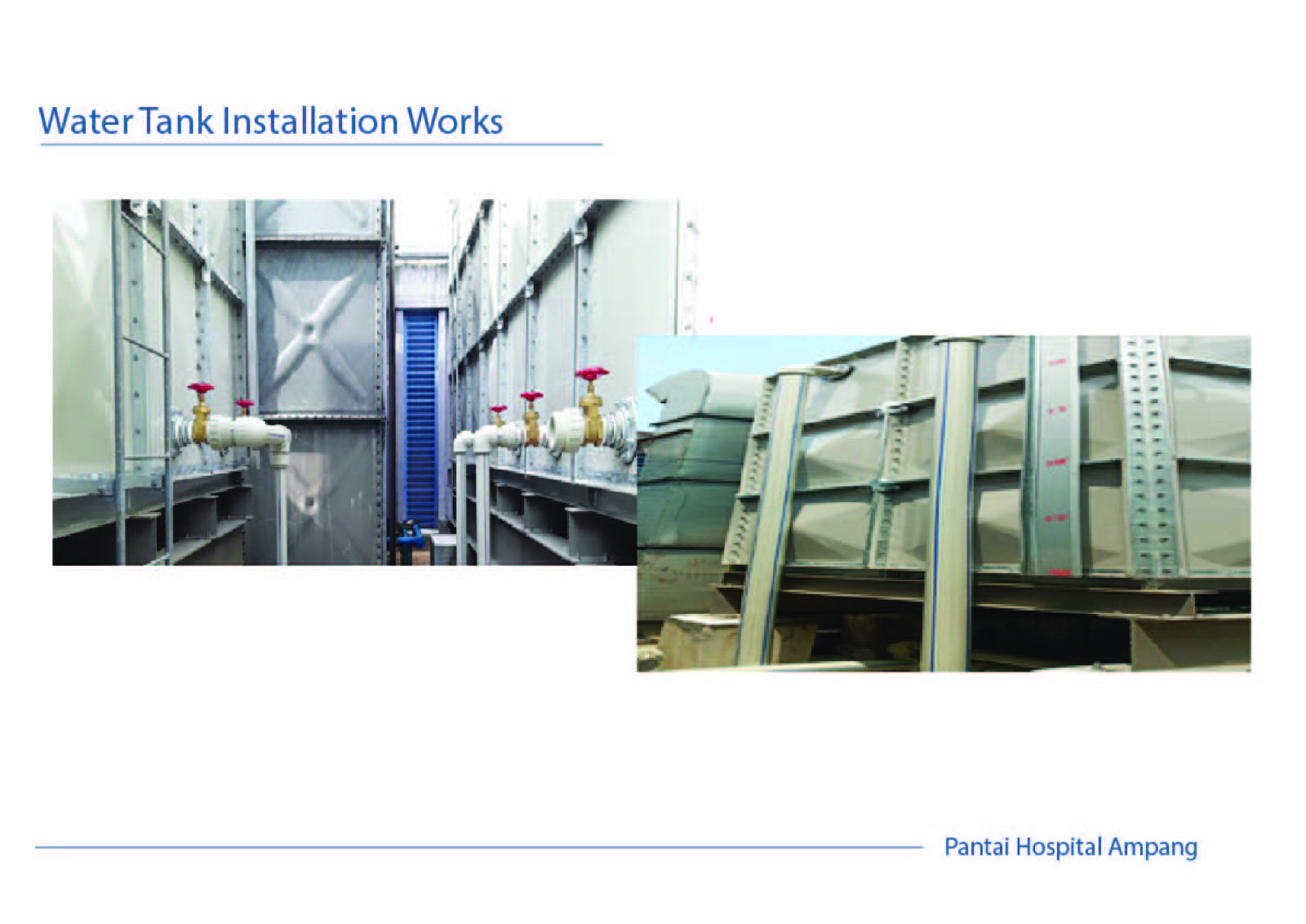 Water Tank Installation
